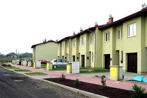 Katowice - ul.Kopaniny Lewe - Budynki jednorodzinne w zabudowie szeregowej