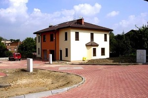 Katowice - ul.Chocimska - Budynki jednorodzinne w zabudowie bliźniaczej