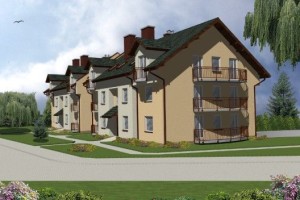 Katowice - ul. Zamiejska - Osiedle domów jedno i wielorodzinnych