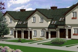 Katowice - ul. Zamiejska - Osiedle domów jedno i wielorodzinnych