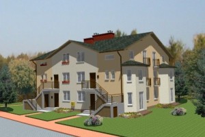 Katowice - ul. Zamiejska - Osiedle domów jedno i wielorodzinnych