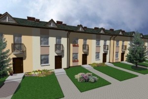 Katowice - ul. Zamiejska - Osiedle domów jedno i wielorodzinnych