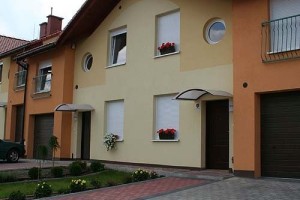 Katowice - ul. Panewnicka - osiedle domów jednorodzinnych w zabudowie szeregowej lub bliźniaczej