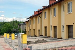 Katowice - ul. Panewnicka - osiedle domów jednorodzinnych w zabudowie szeregowej lub bliźniaczej