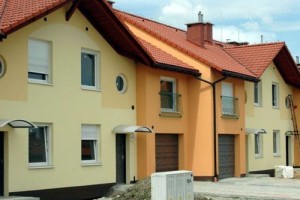 Katowice - ul. Panewnicka - osiedle domów jednorodzinnych w zabudowie szeregowej lub bliźniaczej