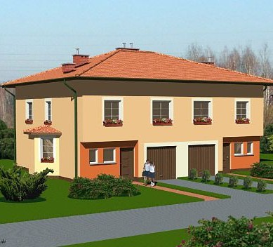 Katowice - ul.Dziewanny - osiedle domków jednorodzinnych