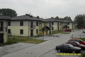 Katowice - ul. Bukszpanowa - Osiedle domów jedno i wielorodzinnych