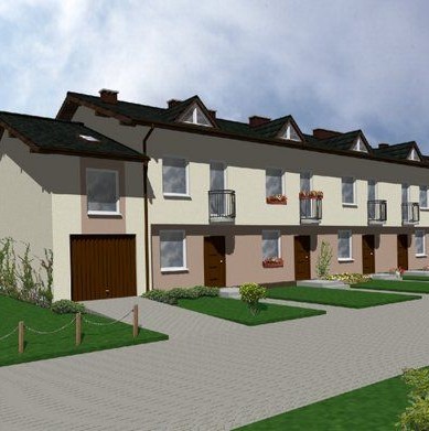 Katowice - ul.Wilczewskiego - osiedle domków jednorodzinnych