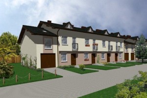 Katowice - ul.Wilczewskiego - osiedle domków jednorodzinnych