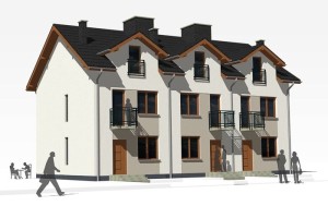 Katowice, ul.Styczniowa - osiedle domów jednorodzinnych