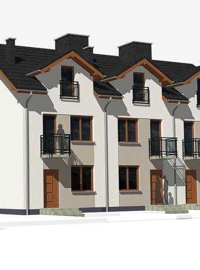 Katowice, ul.Styczniowa - osiedle domów jednorodzinnych