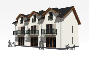 Katowice, ul.Styczniowa - osiedle domów jednorodzinnych