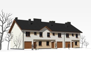 Katowice, ul.Styczniowa - osiedle domów jednorodzinnych