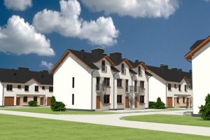 Katowice, ul.Styczniowa - osiedle domów jednorodzinnych