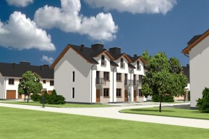 Katowice, ul.Styczniowa - osiedle domów jednorodzinnych