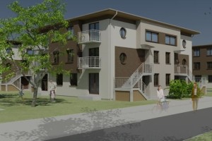 Katowice,ul.Leszczynowa - osiedle mieszkaniowe