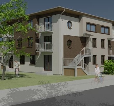 Katowice,ul.Leszczynowa - osiedle mieszkaniowe