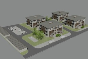 Katowice,ul.Leszczynowa - osiedle mieszkaniowe