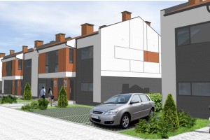 Katowice, ul. Kornasa - domy jednorodzinne