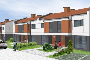 Katowice, ul. Kornasa - domy jednorodzinne